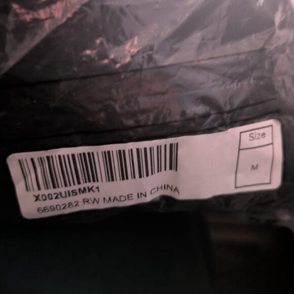 Women's Bow Self Tie Scalloped Cut Out Short Sleeve Work Tunic Top Black Solid M - Picture 4 of 5